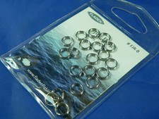 Anellini acciaio spaccati varie misure per artificiali, pesca spinning, casting