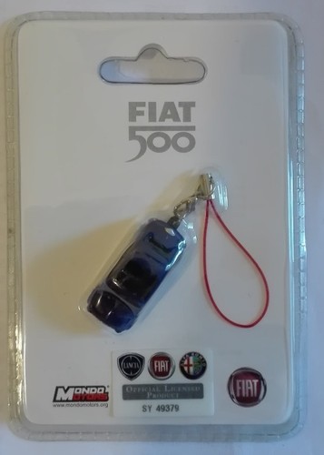 Fiat 500 blu notte charms - notte,