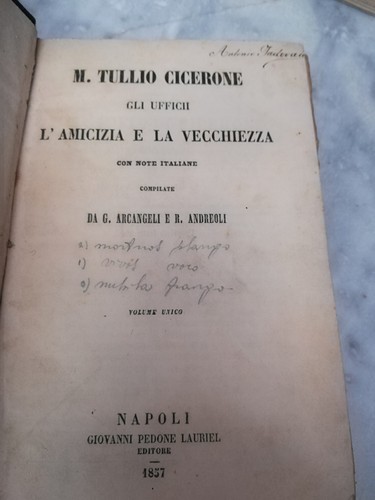 Cicerone gli ufficii - gli,