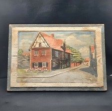 Quadro vintage in legno a