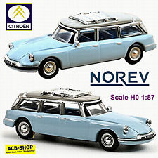 Citroën ID Break station wagon 1960-67 Monte-Carlo blu 1:87 Norev 155060