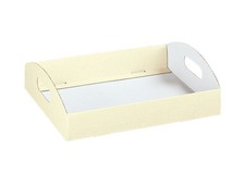 SETA AVORIO Cesto Vassoio per