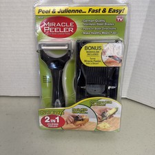 Miracle Peeler Pelapatate Julienne Doppia Lama con Mandolina BONUS - COME VISTO IN TV