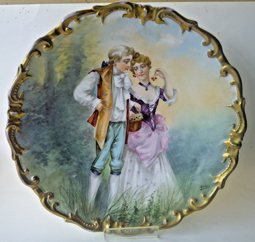Antica targa limoges francia - antica,