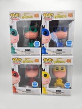 Funko Dino #406 (esclusiva Funko Shop) Lotto LE2500 (Rosso, Verde, Giallo e Blu)