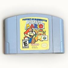 Paper Mario Nintendo 64 ORIGINALE RARO BELLISSIMO Cartuccia NTSC USA/CANADA