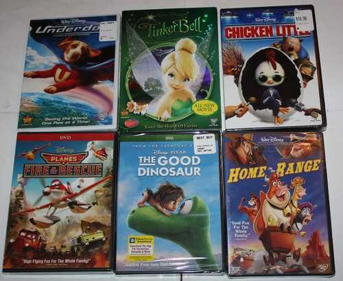 Sealed lot disney dvd s - of, dvd's