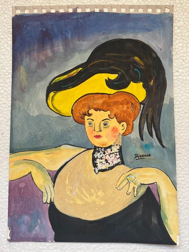 Pablo picasso disegno carta - pablo,