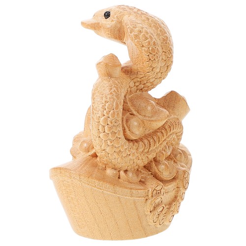 Serpente legno ornamento - serpente,