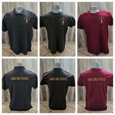 T-Shirt Maglia Polo Maglietta Vigili del Fuoco VDF Ricamati!