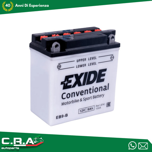 Exide eb9 batteria moto 12v - batteria,