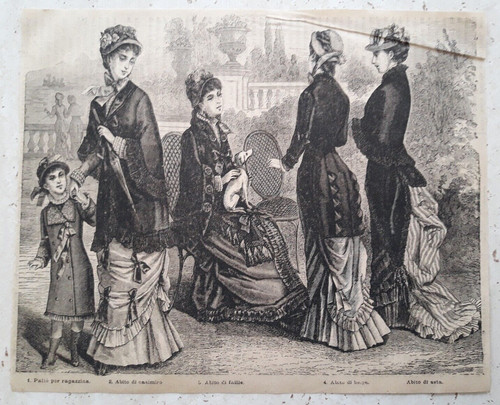 Ritaglio giornale anno 1880 - giornale,
