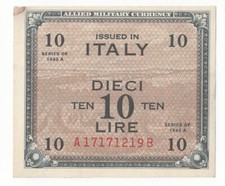 10  AM LIRE SERIE 1943 A