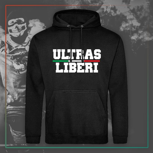 Felpa con cappuccio ultras - felpa,