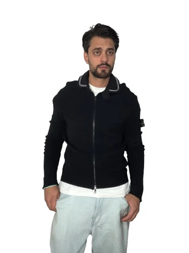 Maglione collo righe con - maglione,