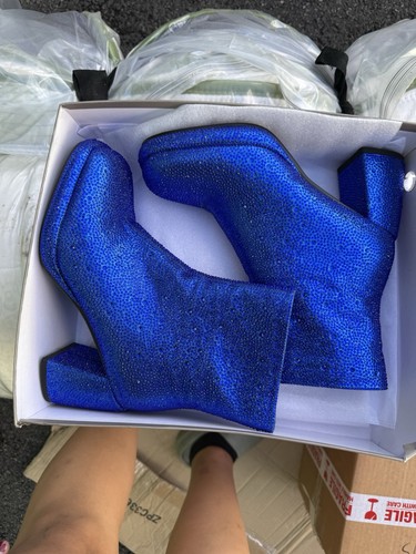 Stivaletti findvell blu strass - stivaletti,