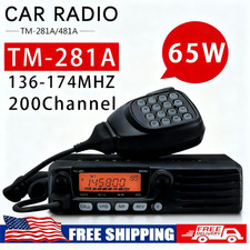 TM-281A Ricetrasmettitore FM Radio Mobile Stazione Autoradio 136-174MHZ 10-50KM 65W Nuovo