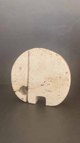 Enzo mari scultura travertino - mari,