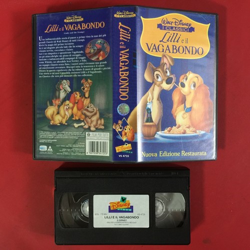 Vhs walt disney lilli - vhs,