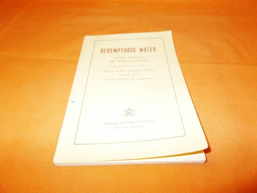 Redemptoris mater lettera - redemptoris,