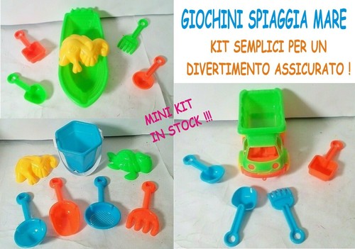 Set gioco spiaggia mare - set,