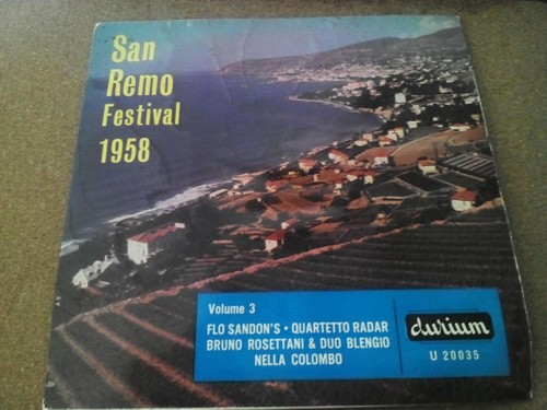 San remo festival 1958 volume - 1958,