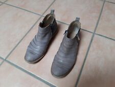 Stivaletto basso con cerniera laterale - Donna, EU 36 - Talco grigio/Talco blu