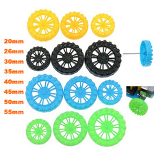 Cerchi in plastica 20-55 mm pezzi di costruzione per modellismo auto giocattoli RC corsa pneumatici camion