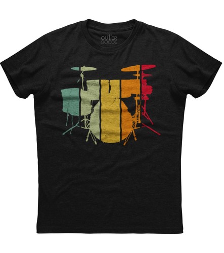 Vintage drummer drumming drum - vintage,