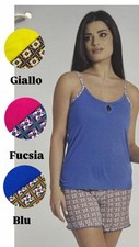 PIGIAMA DONNA CORTO IN COTONE