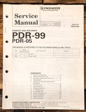 Pioneer pdr cd - pdr-05,
