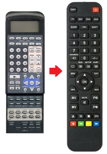 Telecomando ricambio per - telecomando, di