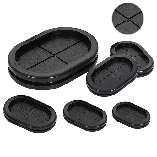 Ovale blanking nero gomma - blanking,