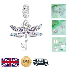 Elegante ciondolo libellula in