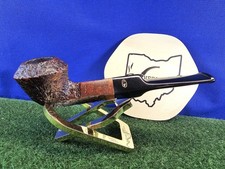 Pipa tabacco Gasparini sabbiata dritta Bulldog Briar, scatola, sacchetto, non fumata