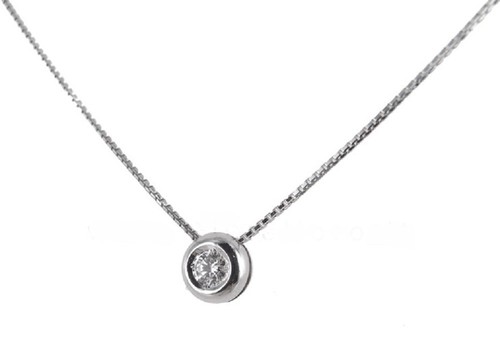 Collana oro bianco 18kt