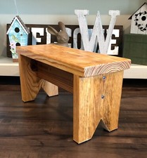 Reclaimed Wood Bench, Foot Stool, Garden Stool, Display Riser, or Plant Stand