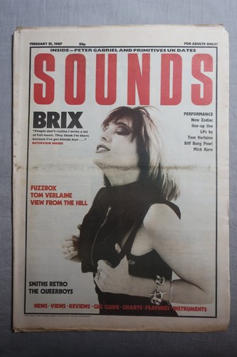 Sounds 21st february 1987 - sounds,