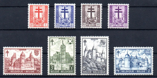 Belgio 1951 serie - belgio,, 8