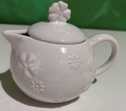 Teiera ceramica bianca - teiera,