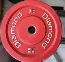 Disco olimpionico bumper sfida Pro foro Ø 50 mm Diamond