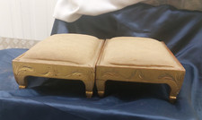 Coppia Poggiapiedi Antichi