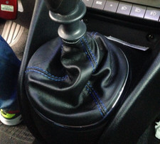 Lancia Ypsilon rivestimento cuffia Cambio Nero - No pomello no parti plastiche