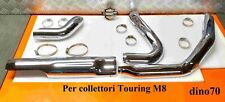 Harley Davidson scudi cover cromate x collettori di scarico Touring dal 2017