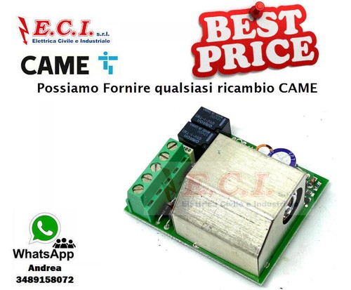 Came originale scheda - came,