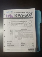 Yamaha KPA-502  Service Manual