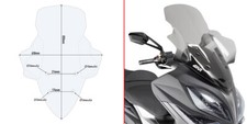 D6104ST CLEAR WINDSHIELD 87x64
