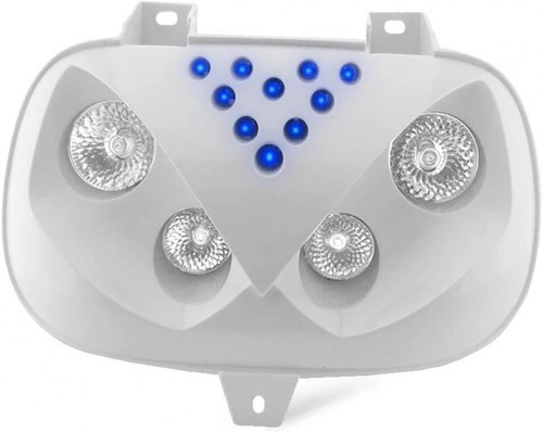 Maschera faro anteriore bianca - maschera,