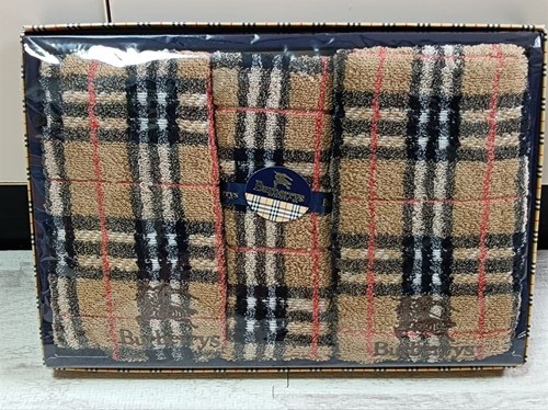 Asciugamani viso burberry set - asciugamani,