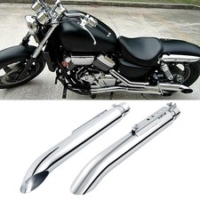 2x Slip-On Exhaust Muffler